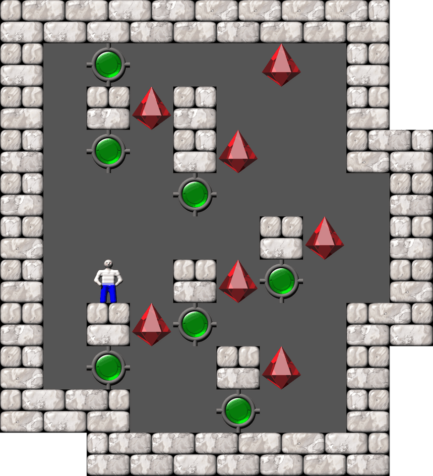 Sokoban Bugs collection level 2